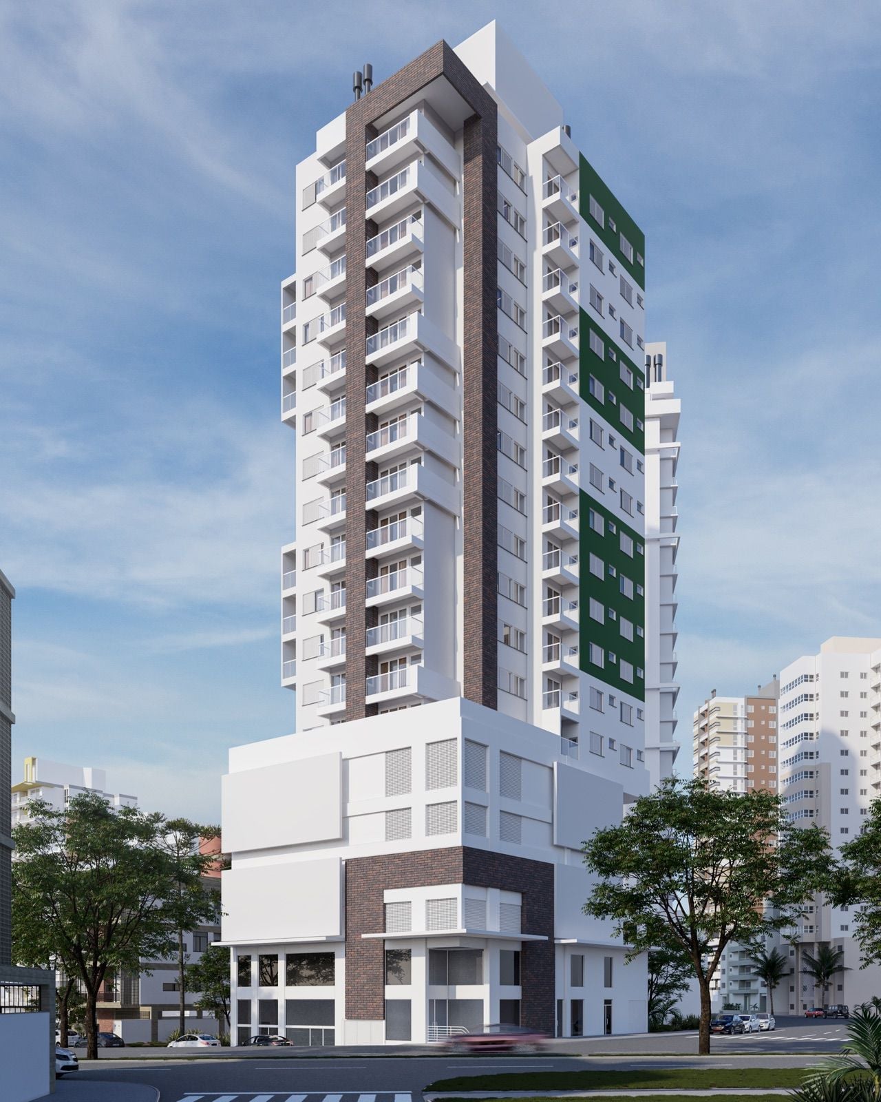 Arquitetura residencial de alto padrão em referência ao Jardim Itália, Chapecó