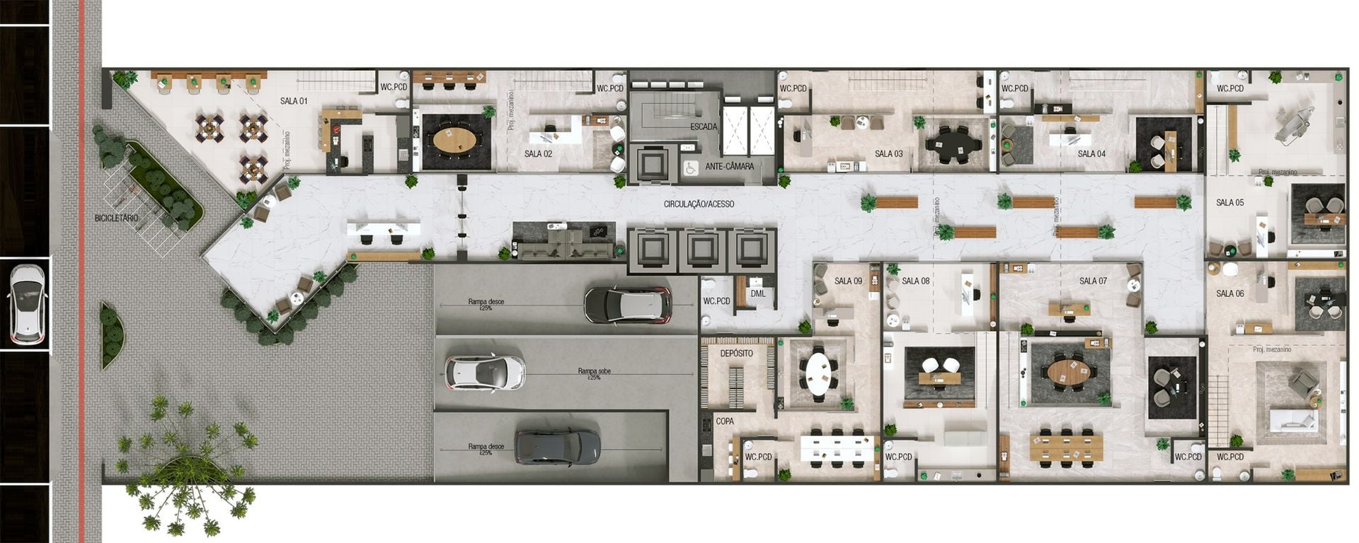 Planta Pavimento · Layout B