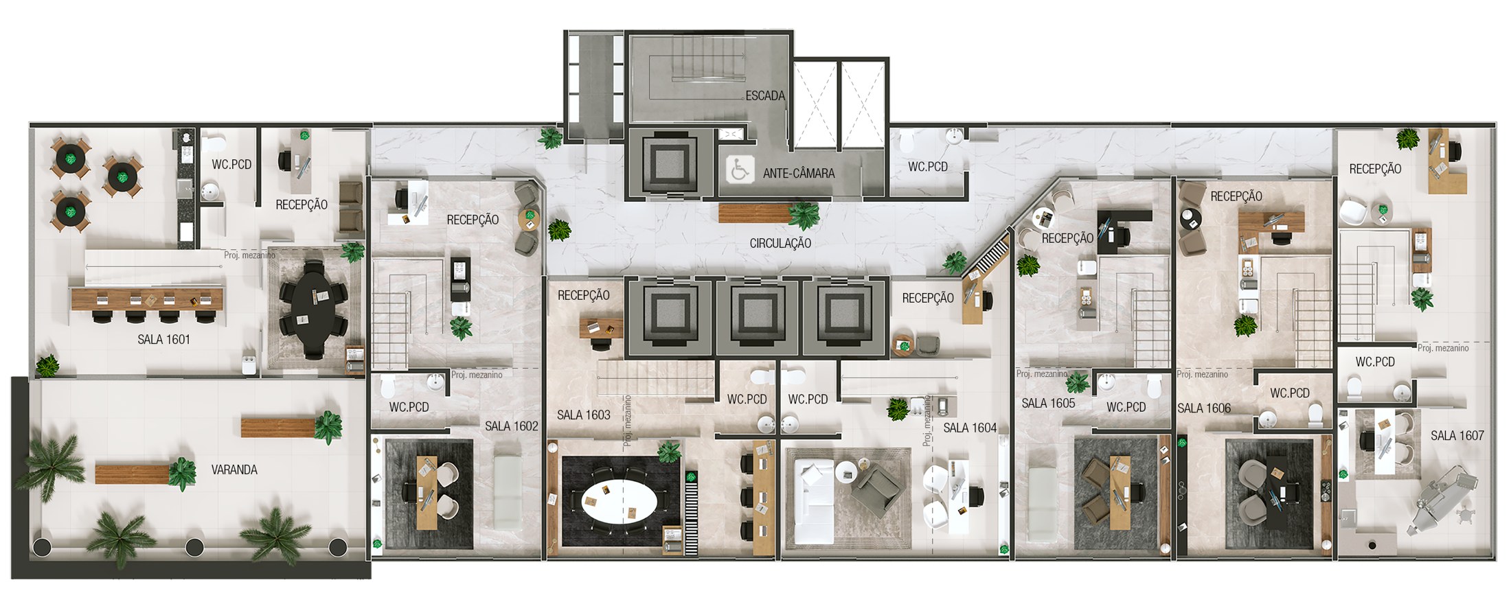 Planta Pavimento · Layout C