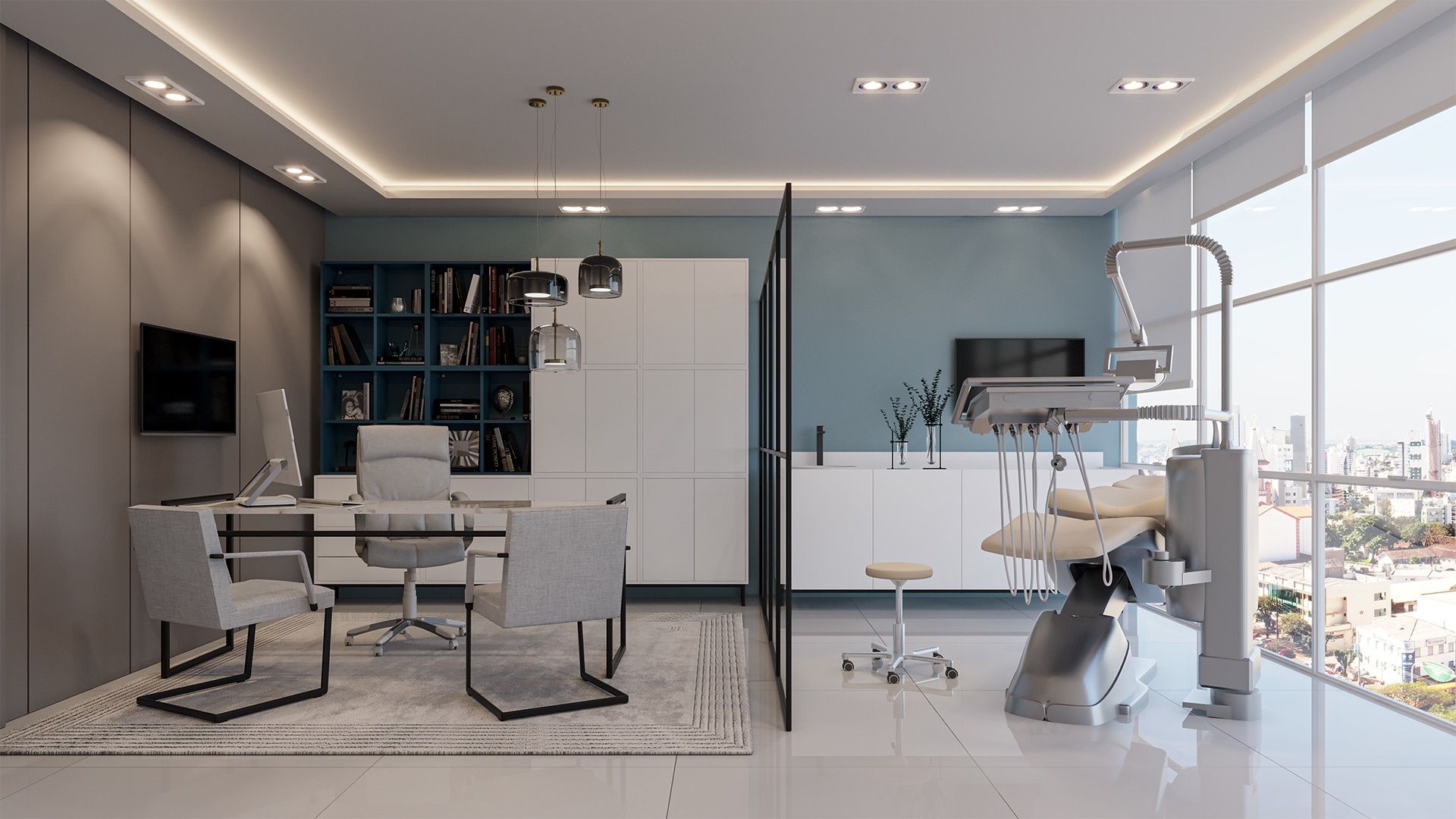 Sala decorada — odontologia